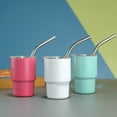 thumbnail image 4 of Tmboryuu Mini Tumbler Stainless Steel Travel Mug Portable Car Cup With Lid And Straw Small Water Bottle Coffee Cup Drinkware, 4 of 19