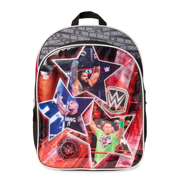 WWE WWE World Wrestling Triple Threat Unisex Boys' Backpack with Zip