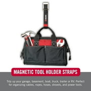 VELCRO Brand EASY HANG Magnet Strap Hook and Loop Fastener, Holds 10lbs, Metal Surfaces like Cabinets, Shelves, Refrigerators Hang Extension Cords, Hoses, Medium 16 x 1