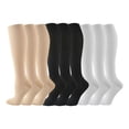 thumbnail image 1 of 9pares Calcetas De Compresión Hombre Mujer Calcetines Largas, 1 of 8