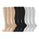thumbnail image 1 of 9pares Calcetas De Compresión Hombre Mujer Calcetines Largas, 1 of 8
