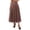 Coffee, variant on Skirts for Women Women's Pleated Skirt Mesh Skirt Fairy Skirt Mid Length Long Skirt Dance Skirt Faldas Largas De Mujer Para Iglesia (Purple,Xl)