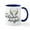 White/Navy Inside, variant on CafePress - Official Guardian Angel Mugs - 11 oz Ceramic Mug - Novelty Coffee Tea Cup