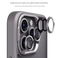 thumbnail image 4 of Lens Metal Ring Stand Magsafe Magnetic Phone Case For iPhone 15 12 13 14 11 Pro Max Plus Camera Glass Protection Soft Cover, 4 of 5