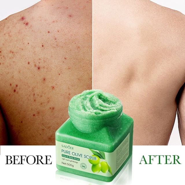 onlyliua Liquidación Exfoliante Clarificante Exfoliante Corporal Limpiador Exfoliant Limpiador Exfoliante para Cuerpo Muerto 500G