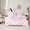 Pink E, variant on Homewish Ribbon Initial E Letter Twin Bedding Sets 7-Piece, Pink Flower Butterfly Bedding Comforter Set, Fairy Tale Princess Reversible Sheet Sets, Ultra Soft Bedroom Decor