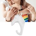 thumbnail image 1 of Wall Hook, Resin Animal Shaped Coat Hat Hook 3D Creative Embedded Multipurpose Colourfast Coat Hooks For Bag, Towel, Key, Wall, Hook Rack, Bathroom Entryway, Decorative Gift, 1 of 8