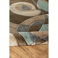 thumbnail image 6 of Linon  Milan Collection Brown/ Turquoise Geometric Area Rug, 6 of 6