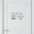thumbnail image 1 of Xihbxyly Adhesivo de Pared para Decoración Del Hogar, Vinilo Extraíble, Diseño Mural Moderno En Negro, Versátil para Paredes, Azulejos, Vidrio y Muebles, Fácil de Aplicar, Personalizable, Tamaño 25 X, 1 of 2