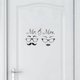 thumbnail image 1 of Xihbxyly Adhesivo de Pared para Decoración Del Hogar, Vinilo Extraíble, Diseño Mural Moderno En Negro, Versátil para Paredes, Azulejos, Vidrio y Muebles, Fácil de Aplicar, Personalizable, Tamaño 25 X, 1 of 2