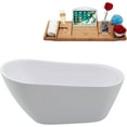 thumbnail image 3 of 59'' Streamline N3680CH Freestanding Tub and Tray With Internal Drain, 3 of 7