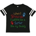 thumbnail image 3 of Inktastic Surfer Like Daddy Childs Surfing Boys or Girls Toddler T-Shirt, 3 of 5