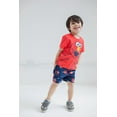 thumbnail image 5 of Sesame Street Elmo Infant Baby Boys T-Shirt and French Terry Shorts Outfit Set Infant to Toddler, 5 of 5