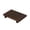 A-Brown, variant on Rustic Wood Display Riser Stand, Kitchen Counter and Home Decor Pedestal, Ideal for Farmhouse Style Space Organization and Tiered Decor Arrangements