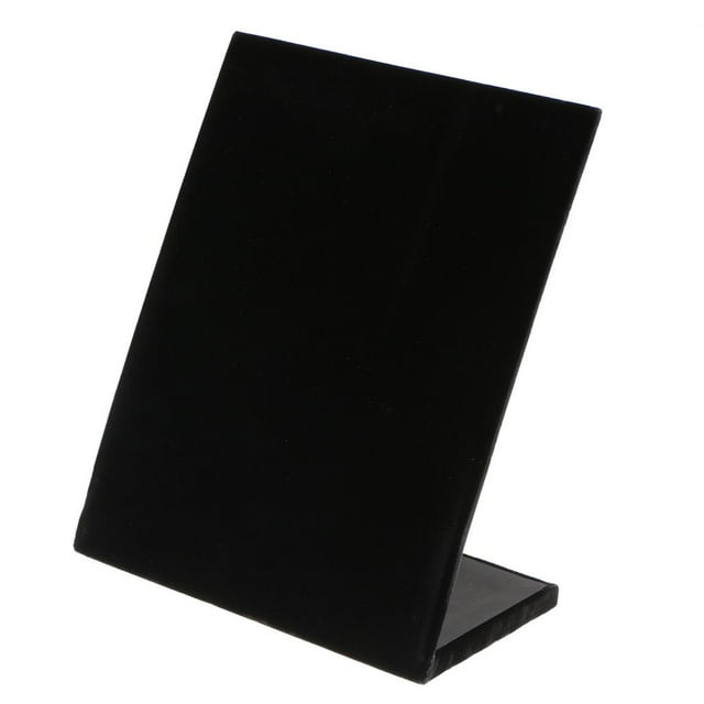 Esquirla Stand Velvet Board Earring Dangle Holder Display Pad Black