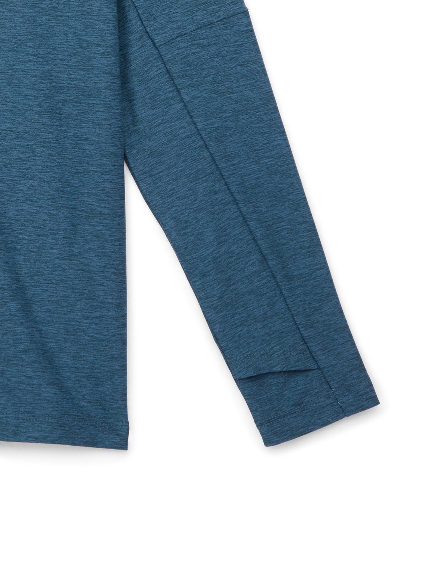 Athletic Works Boys Active Long Sleeve Buttercore Top, Sizes 4-18