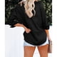 thumbnail image 3 of Blusa Con Cierre De Botón, Cuello Vuelto, Satén, Jacquard, Manga Larga, Informal, Para Mujer, Para Fiestas ANGGREK Otros, 3 of 6