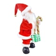 thumbnail image 2 of Electric Santa Claus Toy Musical Decorativo Navidad con Figura Animada de Papá Noel Adorno Creativo Interactivo con Música Material Pp y Componentes Electrónicos Caja de regalo portátil, 2 of 8