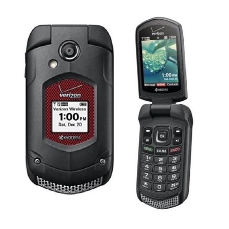Verizon Housing - Kyocera DuraXV Dura XV E4520 Flip Refurbished Black (Verizon) Rugged Cell Phone (Page Plus)