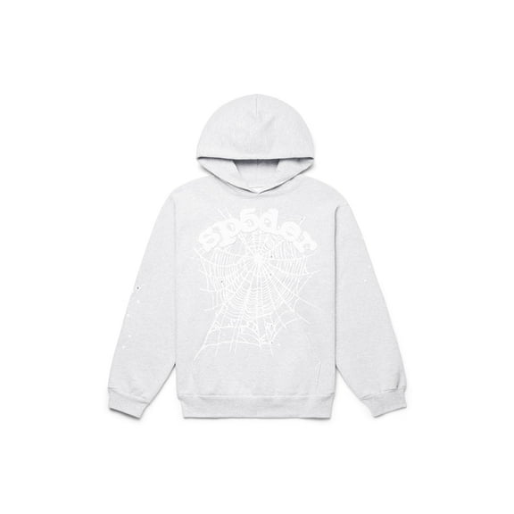 Sp5der Unisex OG Web Hoodie Heather Grey, from StockX