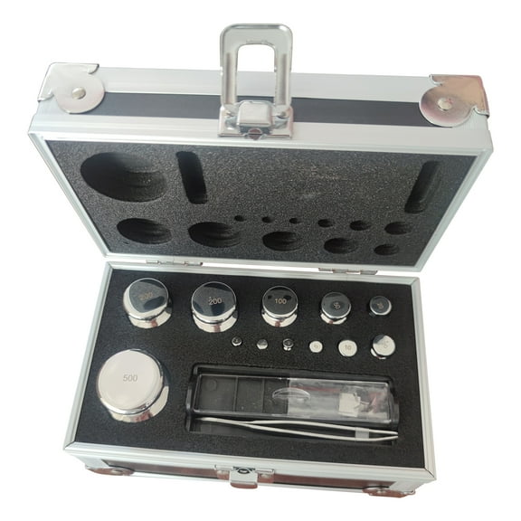 23 Pcs F1 Grade Calibration Weights Set Stainless Steel Balance Scale Weights Kit 1mg-500g