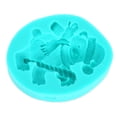thumbnail image 3 of Molde de silicona para decoración de tartas y chocolates con forma de oso polar navideño, 3 of 8