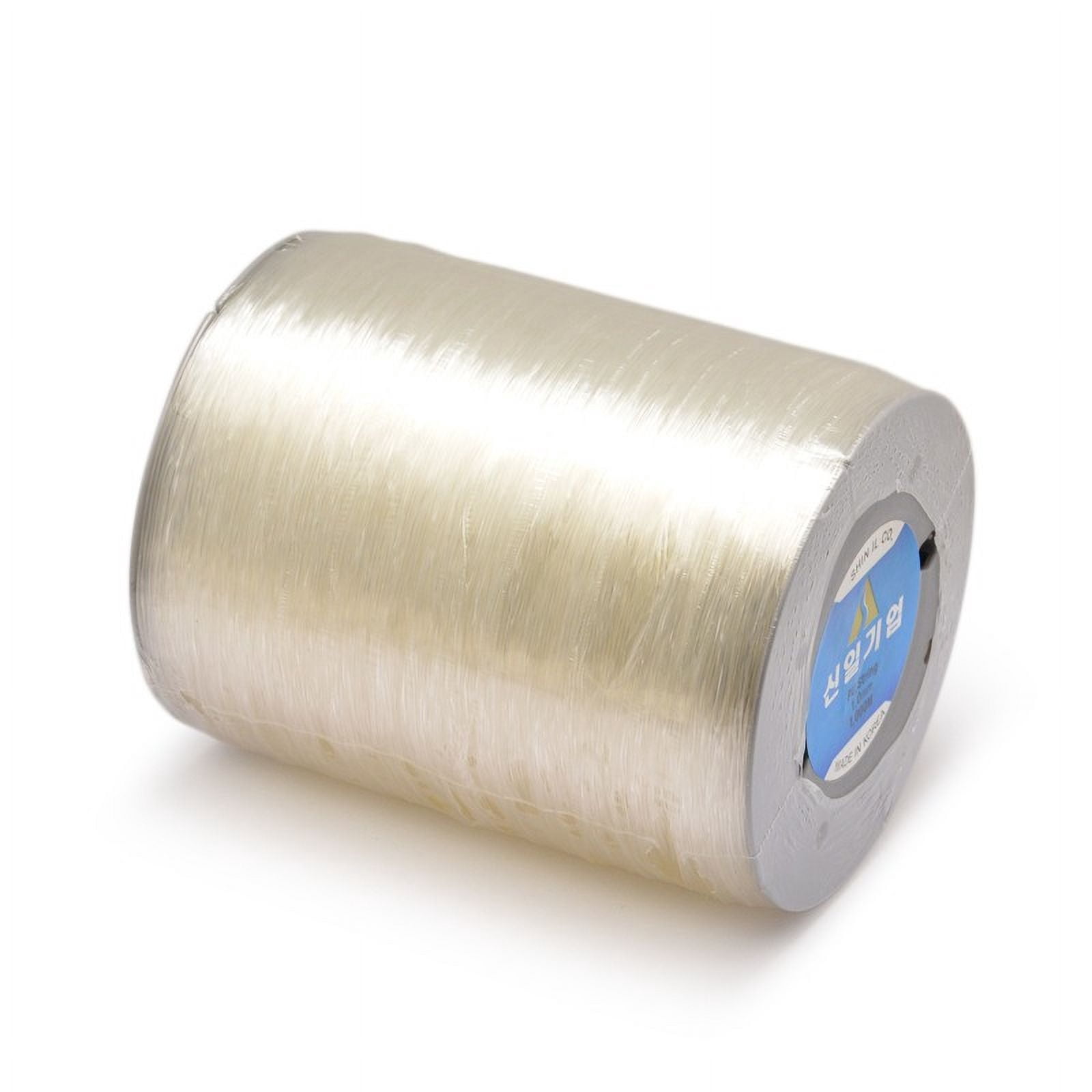 1roll Flat Elastic String Elastic Beading Thread for Stretch Bracelet Making Clear 0.7mm about 1093.61 yards(1000m)/roll