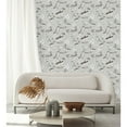 thumbnail image 2 of Birds on Grey Wallpaper Pre-Pasted - 25"W x 225"H, 2 of 3