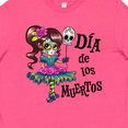 thumbnail image 4 of Inktastic DÃ­a De Los Muertos Girl with Skull Balloon Youth T-Shirt, 4 of 5