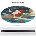 thumbnail image 2 of Funny Santa Claus Christmas Round Rugs -Washable Non-Slip Small Round Area Rug Throw Soft Circle Rugs for Bedroom, Modern Print Indoor Carpet for Entryway Sofa Living Room, 2 of 7