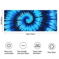 thumbnail image 3 of Blue Tie Dye Mandala Pattern Bathroom Rugs Mat,Non Slip Microfiber Bathroom Rug,Rubber Backing,Soft Bathroom Mats for Bathroom Floor,Tub and Shower,60x24in(150x60cm), 3 of 5