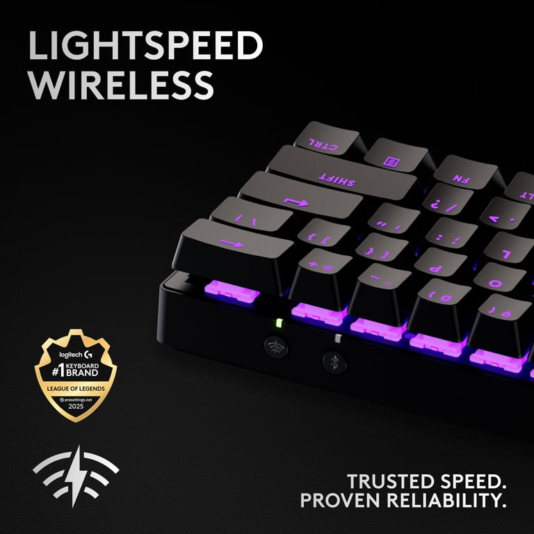 Logitech, Gaming Keyboard, PRO X 60 LIGHTSPEED, Wireless TKL