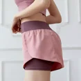 thumbnail image 4 of Short Deportivo Gym Mujer Falso Dos Capa Con Bolsillo, 4 of 6