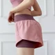 thumbnail image 4 of Short Deportivo Gym Mujer Falso Dos Capa Con Bolsillo, 4 of 6