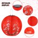 thumbnail image 2 of LED Solar Lantern 30 Cm Luces Floración Ciruela IP65 Linterna Impermeable () Rojo, 2 of 9