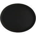 thumbnail image 4 of TrueCraftware- Set of 2 Oval 22" x 27" Serving Tray Fiberglass Black- Oval Tray Non Slip Surface Plastic Food Meals Server Tray with Raised Edges for Home Kitchen Restaurant Cafeteria Bar Hotel, 4 of 5