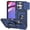 Blue, variant on Kryonix for Motorola Moto G Play 2026 6.7” case,Military Grade Drop Impact,360 Metal Rotating Ring Kickstand Holder,Camera Lens Slide Protection Case,Armor Shockproof Case,TPU Bumper,Purple