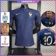thumbnail image 1 of 2023 2024 Jersey Francia Local Versión Del Jugador Camiseta De Fútbol Personalización Nombre Número Gao Jiahui unisex, 1 of 1