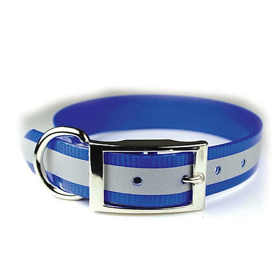 SunGlo Reflective Dog Collar 20 inch Blue