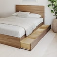 thumbnail image 3 of Nexera 2 Piece Queen Size Bedroom Set, Walnut, 3 of 8
