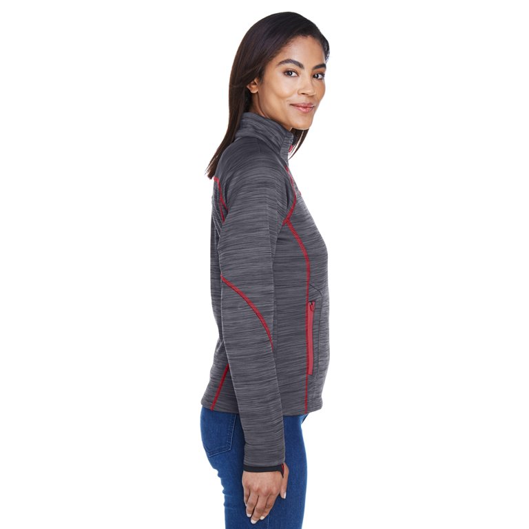 Ash City - North End Ladies' Flux Mélange Bonded Fleece Jacket