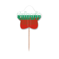 thumbnail image 1 of Nombre de la bandera de Bulgaria Selección de pastelitos Star lable Flag en palillos de dientes, 1 of 3