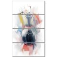 thumbnail image 2 of Abstract Flowers in Vase - Floral Canvas Art Print, 2 of 3