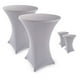 thumbnail image 2 of Funda elástica para manteles de bar - elegante mantel de bar para mesa de bistro antracita, 2 of 8
