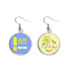 thumbnail image 1 of Soy de Argentina Pendiente Sol Flor Pendiente Joyas Moda Unbranded M, 1 of 3
