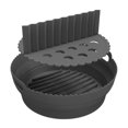 thumbnail image 2 of Silicone Air-fryer Baking Pan Round Air-fryer Mat Multifunctional Oven Baking Tray, 2 of 2