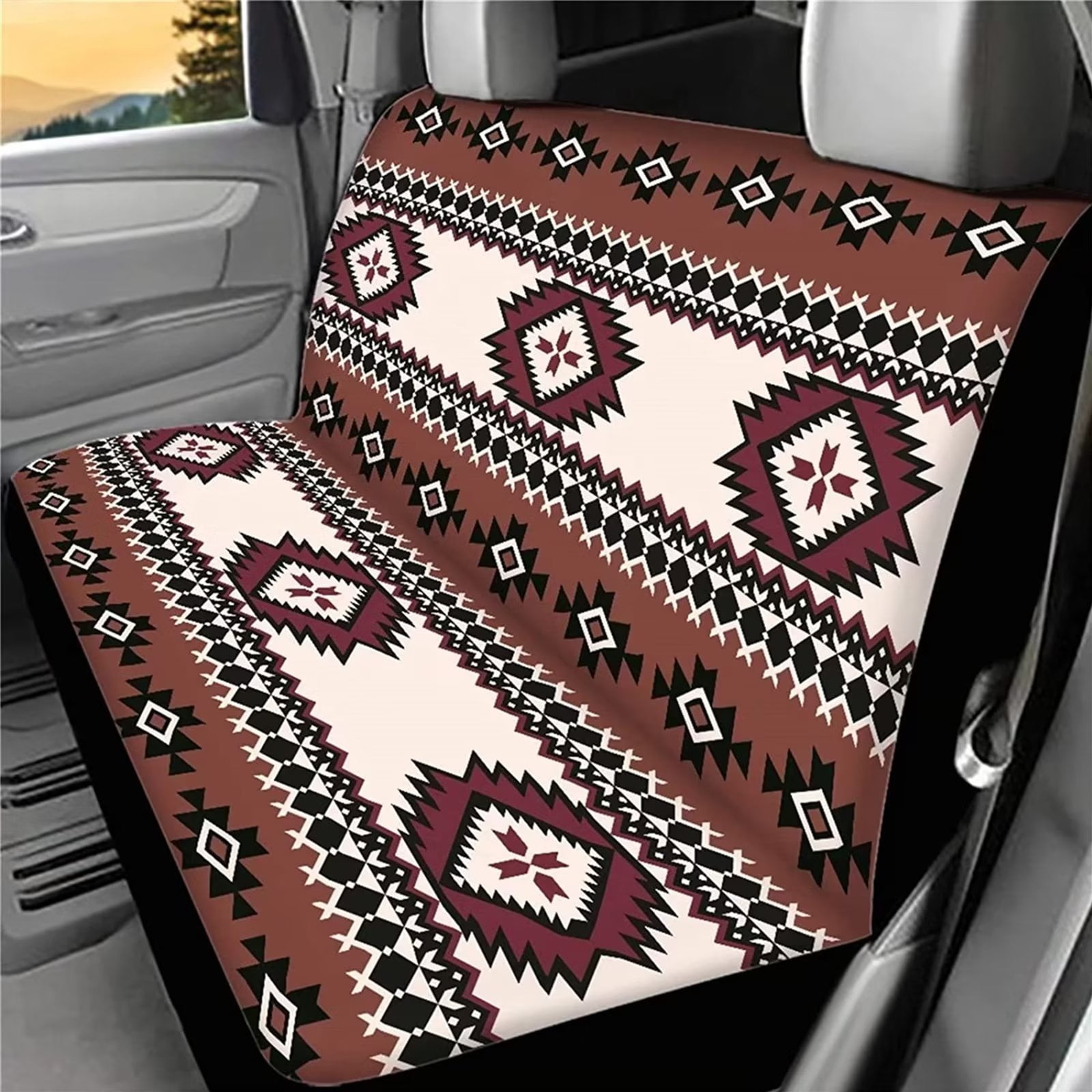 Binienty Aztec Bench Seat Covers for Trucks Cars Suvs Southwest Indian Baja Universal Saddle