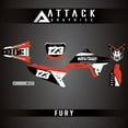 thumbnail image 2 of Attack Graphics Custom Fury Complete Bike Restyle Graphics Kit 2022 Restyling Kit for Honda CR125R 2005, 2 of 2