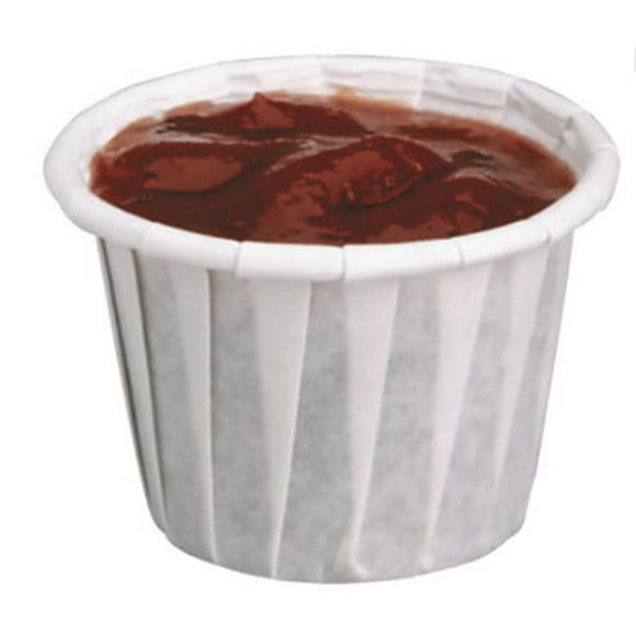 Solo Cup SCC 075 Paper Pleated Souffle Cup 0.75 Oz