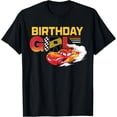 thumbnail image 1 of Disney And Pixar Cars Birthday Girl Lightning Mcqueen T-Shirt All Size S-5XL, 1 of 4